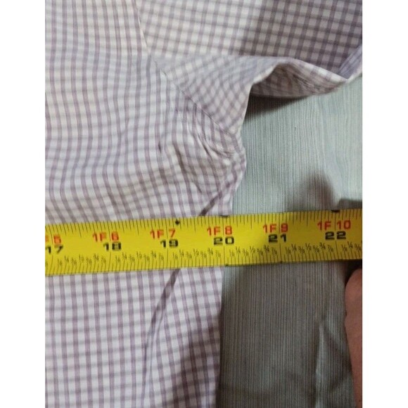 Suitsupply Shirt Mens 42, 16 1/2 Pink/White Gingham Check Two Ply Button Up - Picture 4 of 5